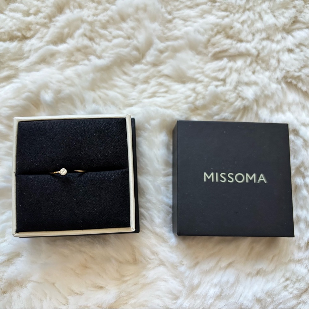 Missoma Gold Interstellar Ring, Size K